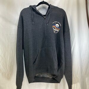 Pacific & Co. XL super soft grey Yellowstone hooded sweatshirt